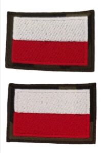 flagi Polski - naszywki WZ 814/MON