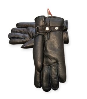 rękawice skórzane czarne